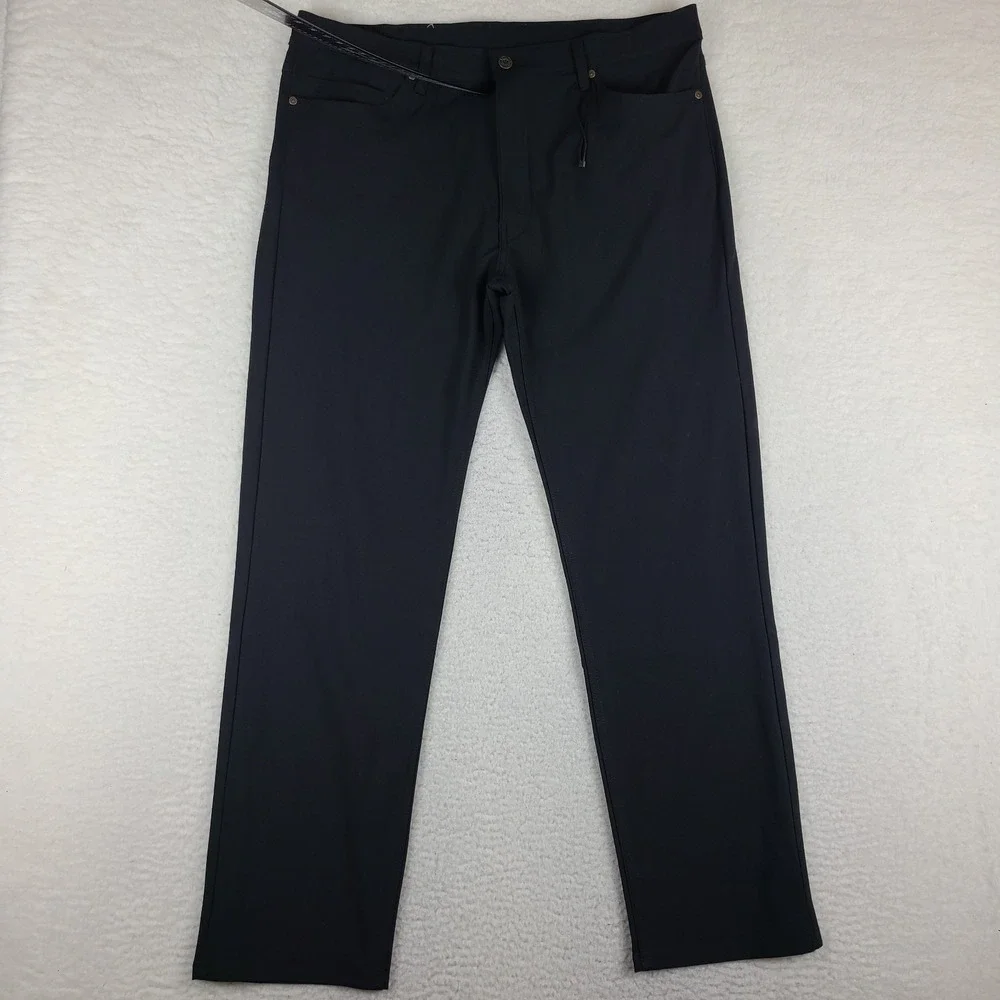 Levi's 511 Pants Mens 38x32 Black Engineered For Movement Performance Tech Golf